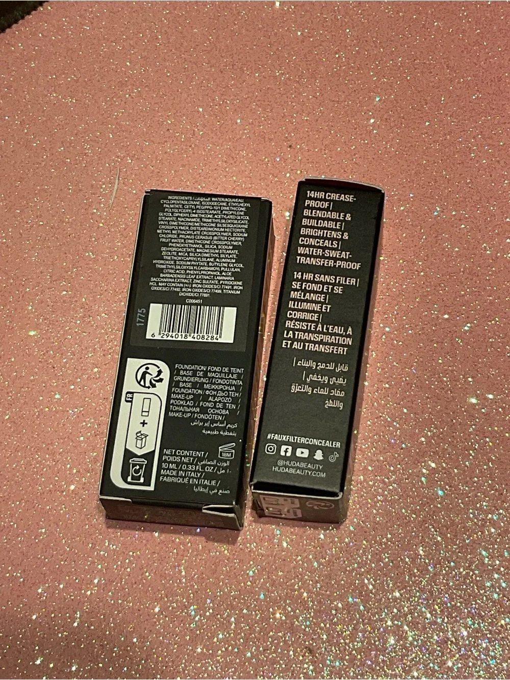 2- Huda Beauty Products- Easy Blur Natural Airbrush Foundation & Concealer